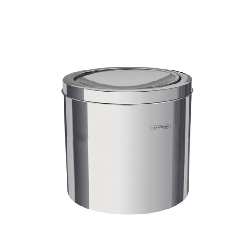 Lixeira Inox Polida Basculante 12L 94542/112