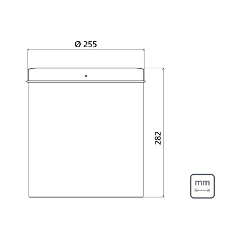 Lixeira Inox Acetinado com Tampa Basculante 12L 94542/112