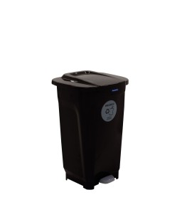 Lixeira Coleta Seletiva T-Force 50L Marrom Tramontina