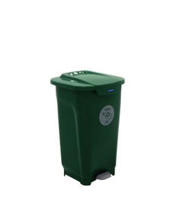 Lixeira Coleta Seletiva T-Force 50L Verde Tramontina