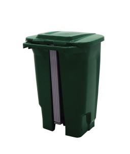 Lixeira Coleta Seletiva T-Force 100L Verde Tramontina