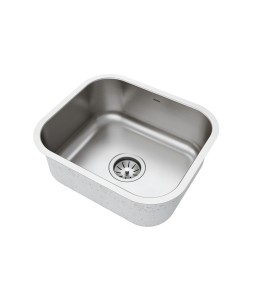 Cuba Simples Retangular CS40 40x34 Aço Inox Escovado Mekal 01019116