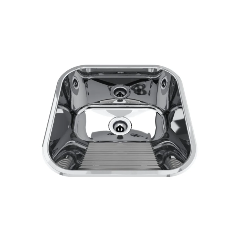 Tanque Embutir/Sobrepor Mekal CT40 Aco Inox 40x40 Polido 90010194004