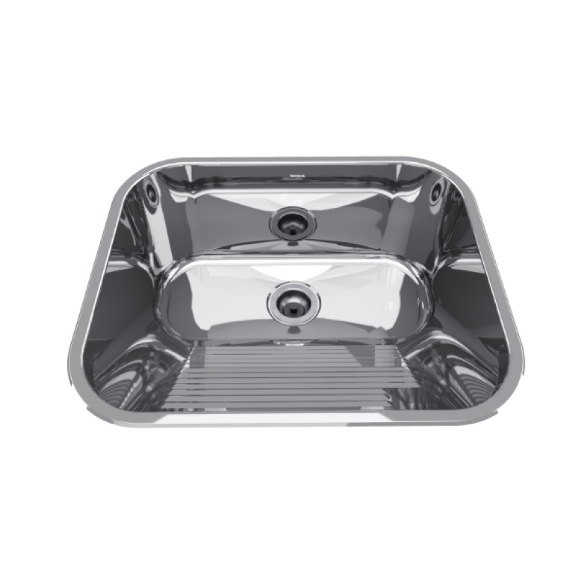 Tanque Mekal Embutir/Sobrepor CT50 Aco Inox 50x40 Polido 90010195004