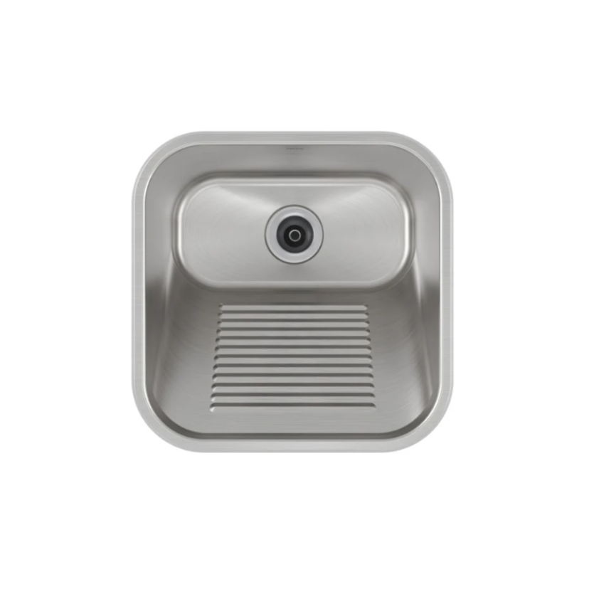 Tanque Embutir/Sobrepor Mekal CT40 Aco Inox 40x40 Escovado 90010194016