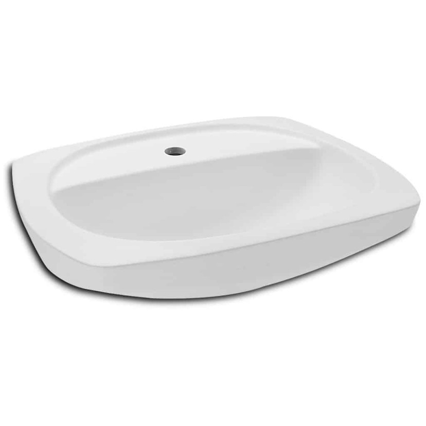 Lavatório Para Coluna 525X425 Furo Central Sem Ladrão Thema 1250060011100