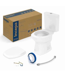 Kit De Bacia Com Caixa Acoplada E Itens De Instalação Thema 1257230010100