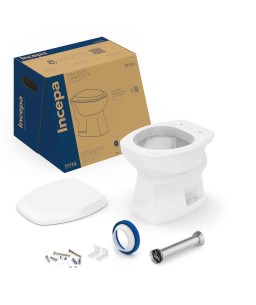 Kit Bacia Convencional E Itens De Instalação Thema 1257270010100