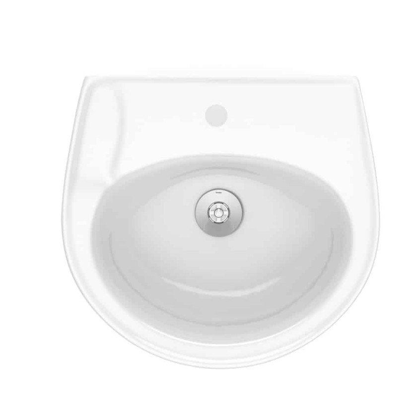 Lavatório para Coluna 470X425 Furo Central Sem Ladrão Zip 1460070011100