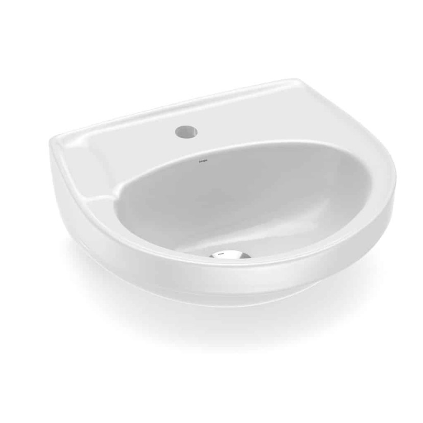 Lavatório para Coluna 470X425 Furo Central Sem Ladrão Zip 1460070011100