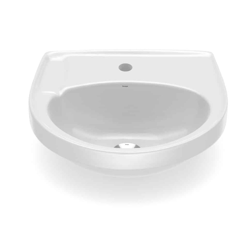 Lavatório para Coluna 470X425 Furo Central Sem Ladrão Zip 1460070011100