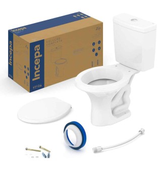 Kit De Bacia Com Caixa Acoplada E Itens De Instalação Zip 1467230010100