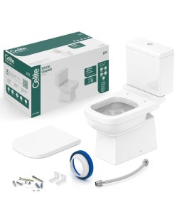 Kit De Bacia Com Caixa Acoplada E Itens De Instalação Elite 1747230010300
