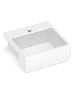 Cuba de Semiencaixe 410X410 com Mesa Loft Q2 Incepa
