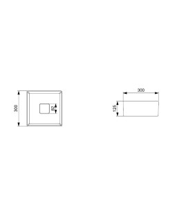 Cuba Apoio 300X300 Sem Mesa T3 Terra Branco A32722N000