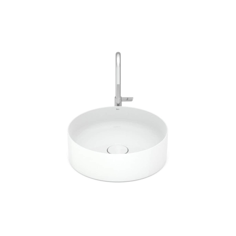 Cuba De Apoio Redonda 390 Sem Mesa T2 Terra Branco A32787N000