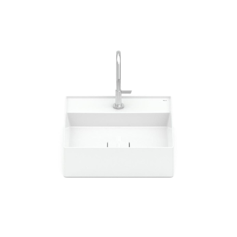 Cuba De Apoio 400X400 Com Mesa T9 Terra Branco A32787T000