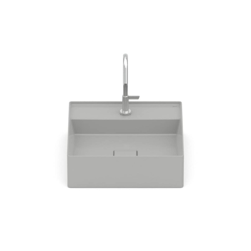 Cuba De Apoio 400X400 Com Mesa T9 Terra Stone A32787T070