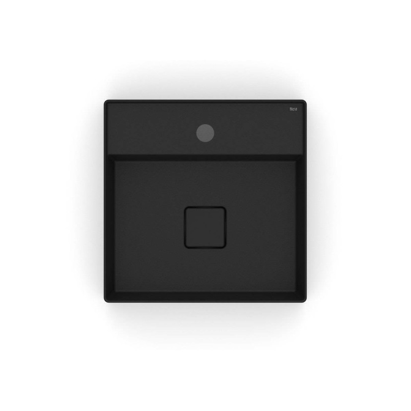 Cuba De Apoio 400X400 Com Mesa T9 Terra Matte Black A32787T080