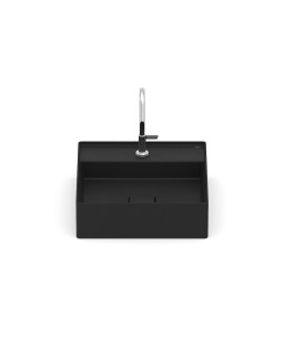 Cuba Apoio 400X400 Com Mesa T9 Terra Matte Black A32787T080