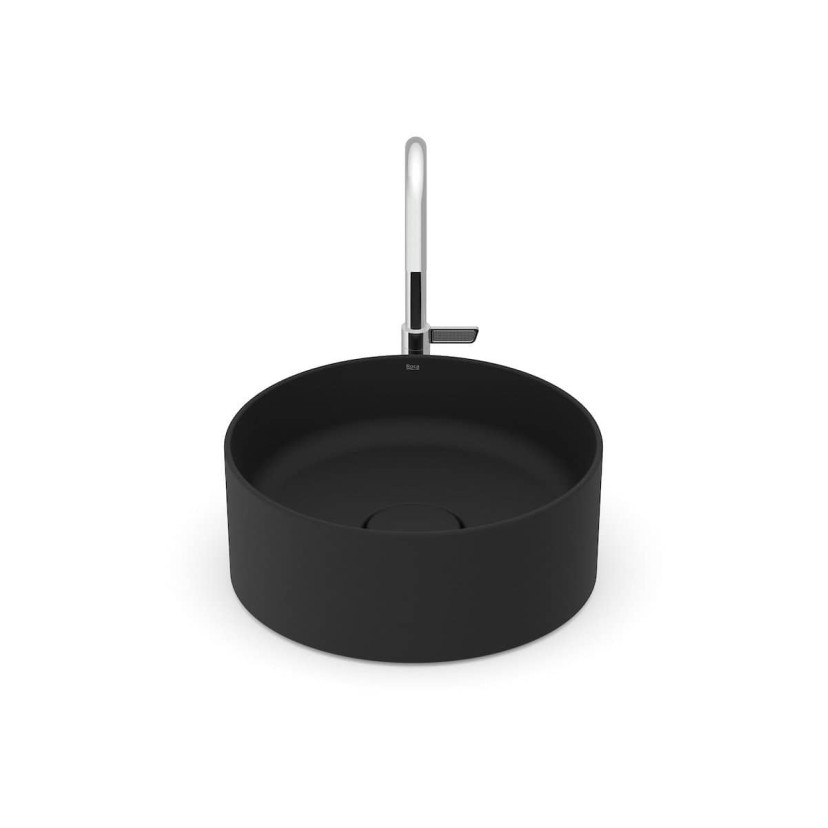 Cuba De Apoio Redonda 300 Sem Mesa T1 Terra Branco A32787U080