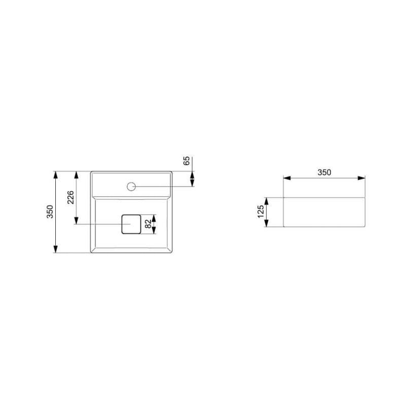 Cuba De Apoio 350X350 Com Mesa T8 Terra Banco A32787W000