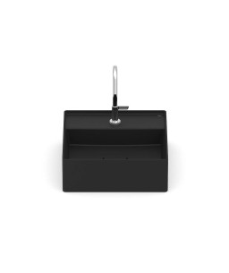 Cuba Apoio 350X350 Com Mesa T8 Terra Matte Black A32787W080