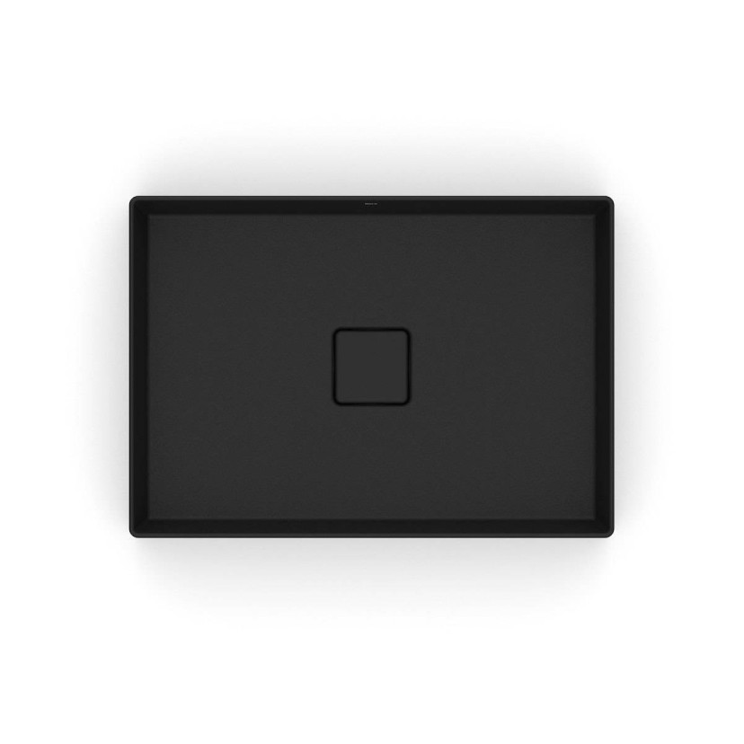 Cuba De Apoio Retangular 510X360 Sem Mesa T6 Terra Matte Black A32787Z080