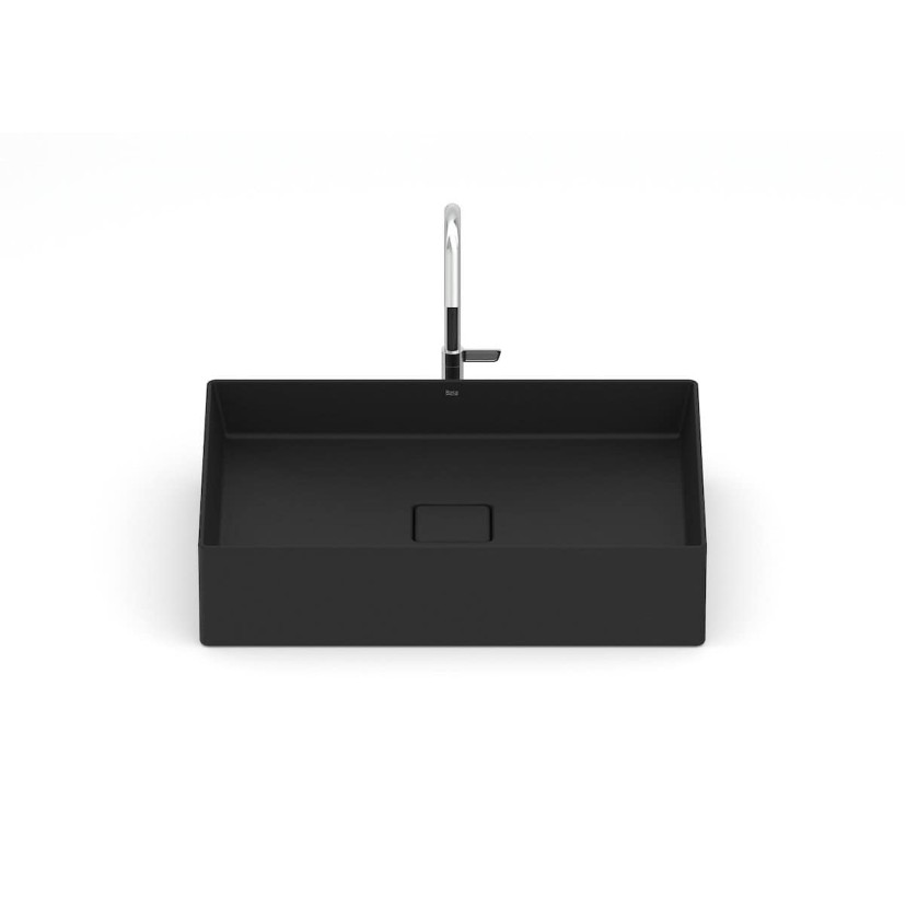 Cuba De Apoio Retangular 510X360 Sem Mesa T6 Terra Matte Black A32787Z080