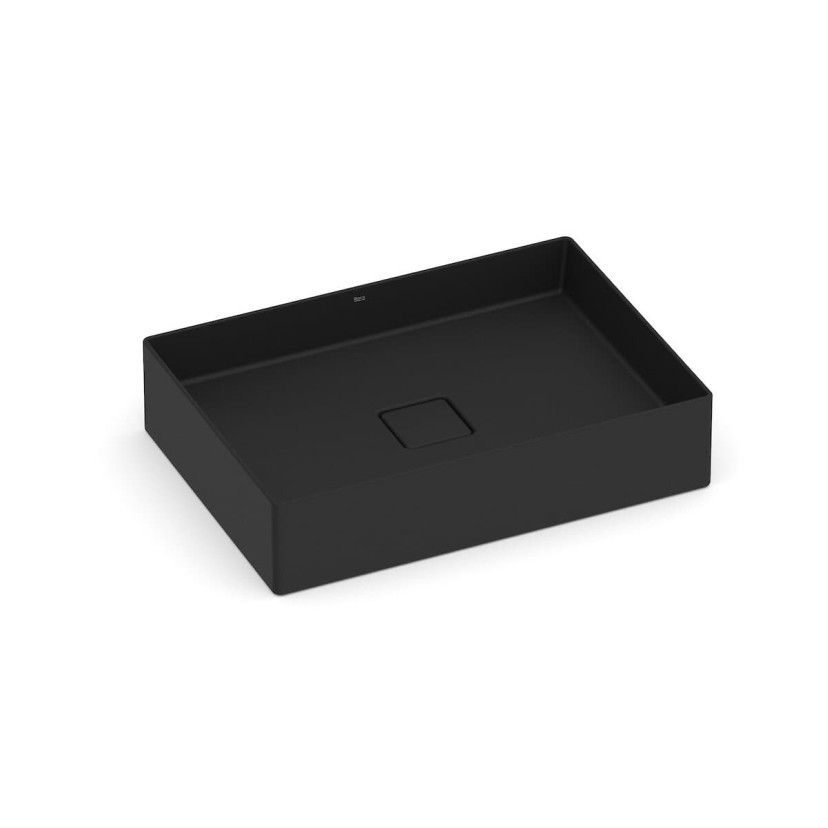 Cuba De Apoio Retangular 510X360 Sem Mesa T6 Terra Matte Black A32787Z080