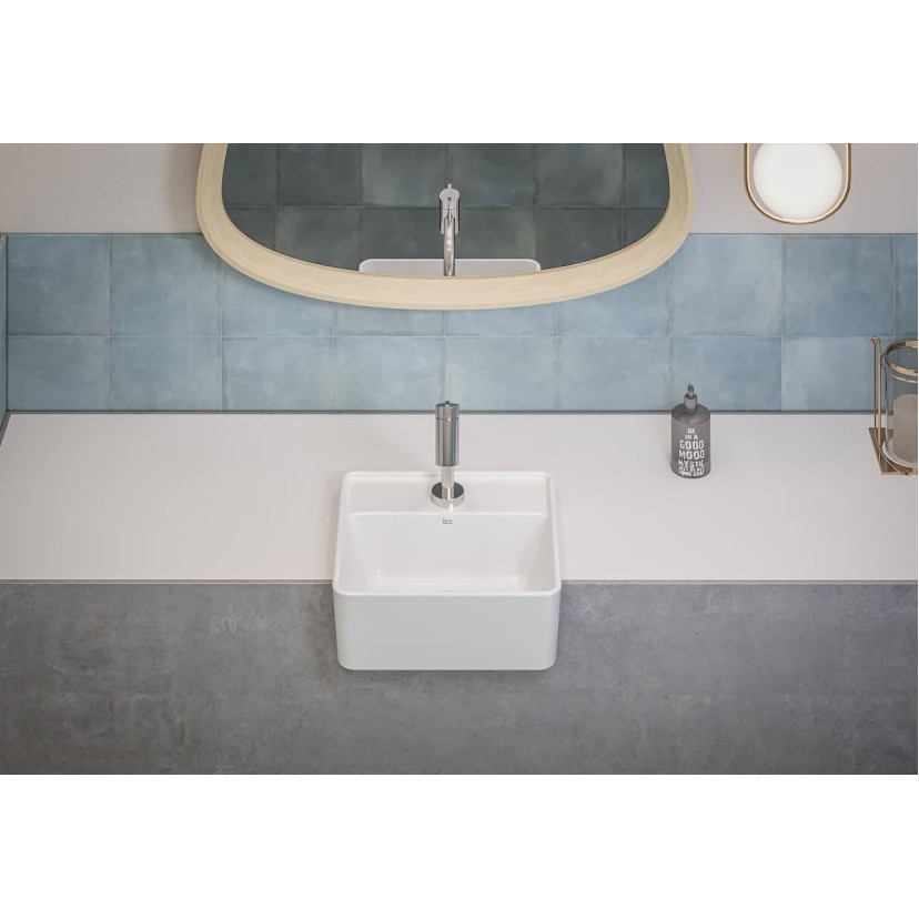 Cuba Semiencaixe com Mesa 360X340 Optica CQ36 Branco A327B1A000