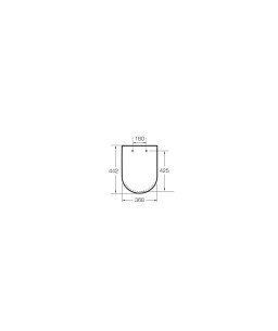 Assento Original Com Queda Amortecida Inspira Round Branco A80152200B