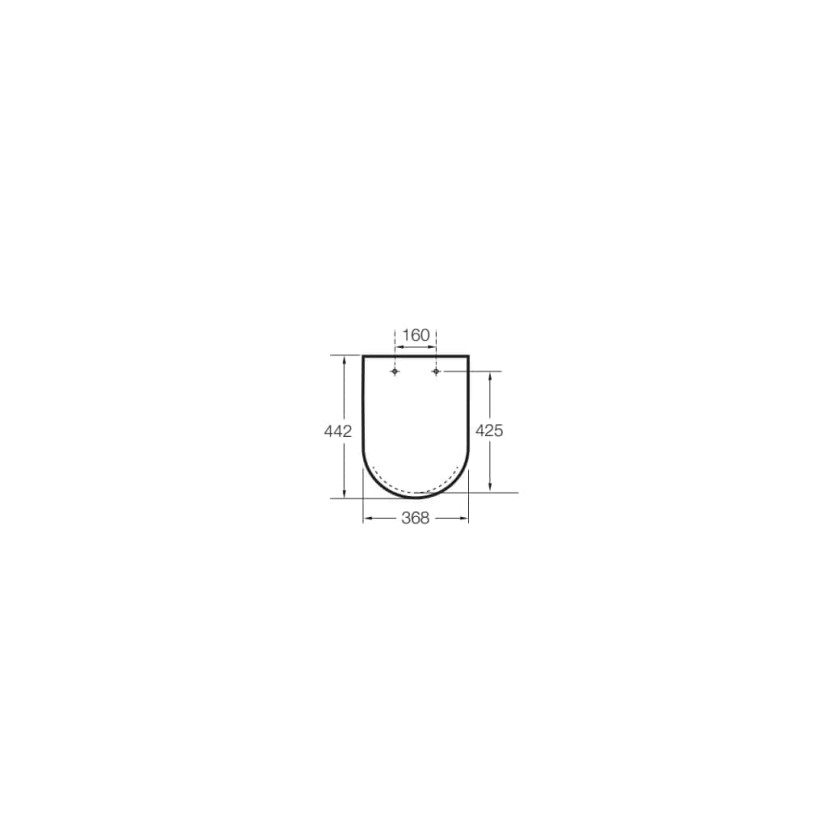 Assento Original Com Queda Amortecida Inspira Round A80152200B