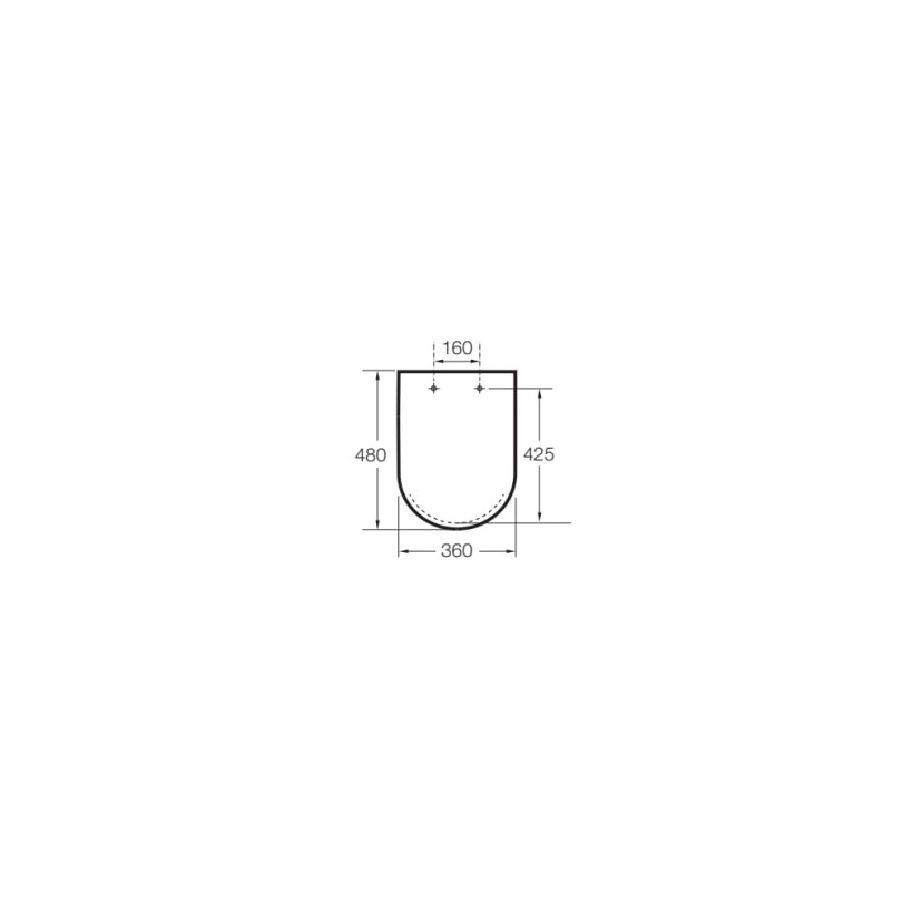 Assento Original Com Queda Amortecida Inspira Square A80153200B