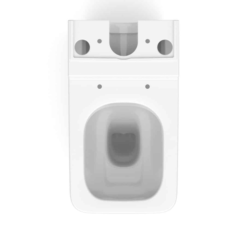 Bacia Para Caixa Com Saída Dual Rimless Square B342536000