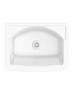 Tanque de Louça P 510X380 com mesa Branco|Roca B365510001