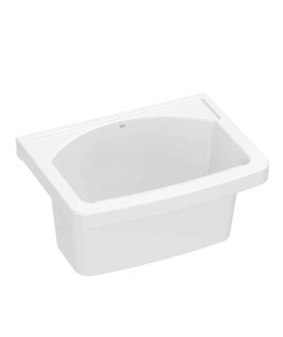 Tanque de Louça P 510X380 com mesa Branco|Roca B365510001
