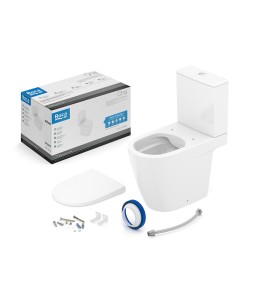 Kit Bacia com Caixa Acoplada E Itens De Instalação Gap C301723001