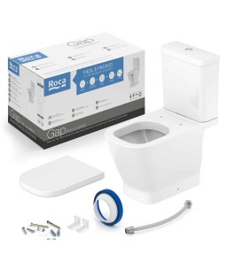 Kit Bacia Caixa Acoplada Itens De Instalação Gap Branco C323723000