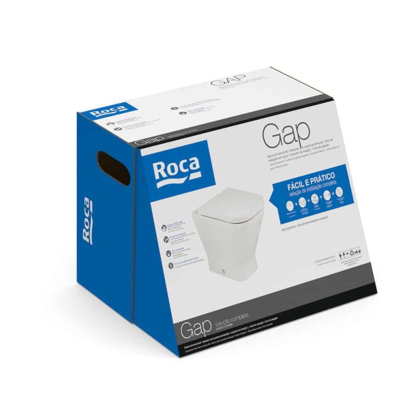 Kit De Bacia Convencional E Itens De Instalação Gap C323727000