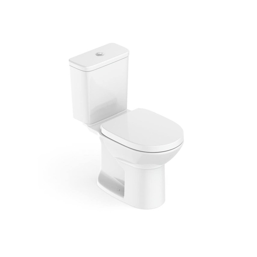 Kit De Bacia Com Caixa Acoplada E Itens De Instalação Debba Round C329723002
