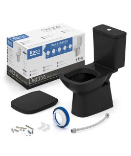 Kit Bacia Com Caixa, Assento Termofixo Com Queda Amortecida E Complementos De Instalação Debba Classic C329723012