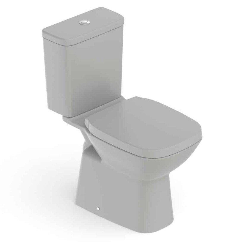 Kit De Bacia Com Caixa Acoplada Com Assento Termofixo E Itens De Instalação Debba Classic C329723017