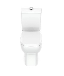 Kit Bacia com Caixa Acoplada E Itens de Instalação Botão Elevado Debba Confort Branco C329723023