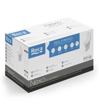 Kit Bacia com Caixa Acoplada E Itens De Instalação Nexo Branco C343723001