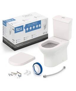 Kit Bacia Com Caixa Acoplada Com Assento Termofixo E Itens De Instalação Nexo C343723011