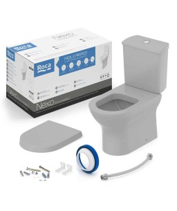 Kit Bacia Caixa Acoplada Completo Assento Termofixo Nexo Stone C343723016