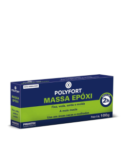 Massa Epóxi 100g Polyfort DA005 Pulvitec