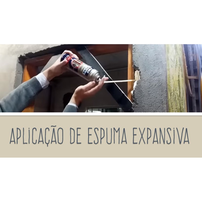 Espuma Expansiva de Poliuretano Spray 500ml QA005