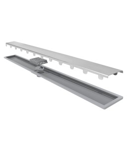 Ralo Linear Elleve Royal Tampa Inox 80 cm - 116 